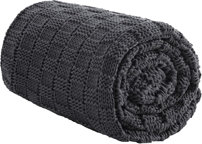 Knitted Weighted Blanket Kids, No Beads Heavy Blanket 36” x 48'' 5lbs, by Unknown