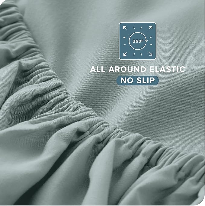 Bare Home Split Head Flex King Sheet Set - Image 7