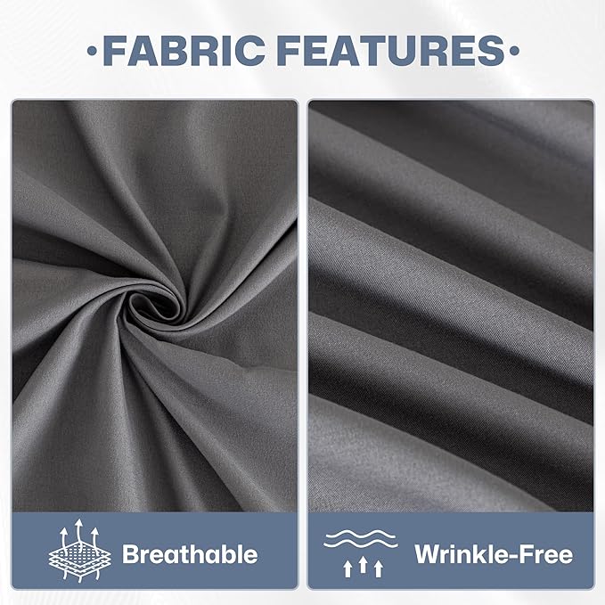 Lavisun Queen Flat Sheets 2 Pack, Hotel Quality Flat Bed Sheets, Brushed - Image 4