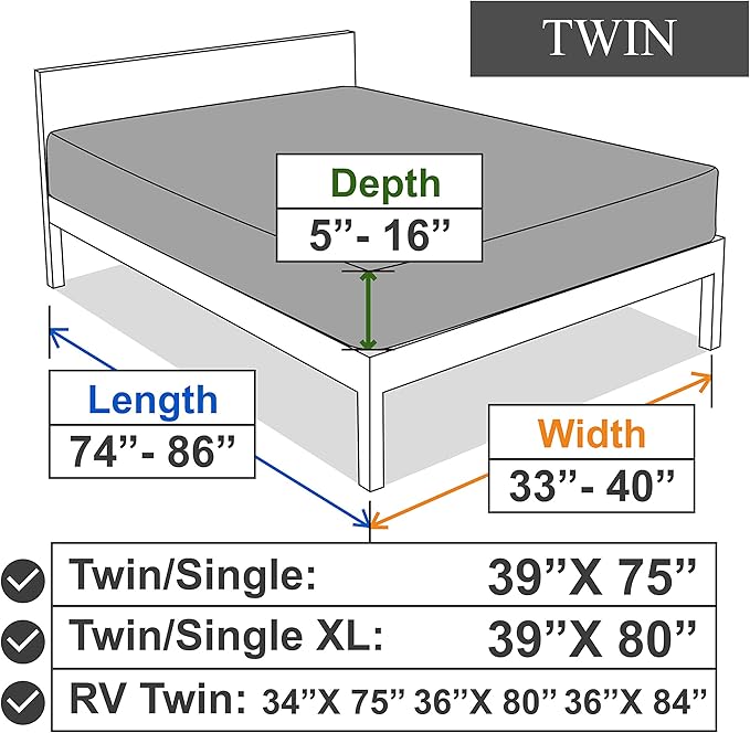 Twin Size Fitted Sheet Only - Image 6