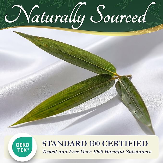 DECOLURE 100% Viscose Derived from Bamboo Sheets California King Size - Image 7