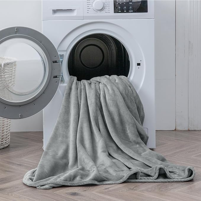 BEDELITE Flannel Sheets Twin Size Grey - Image 8