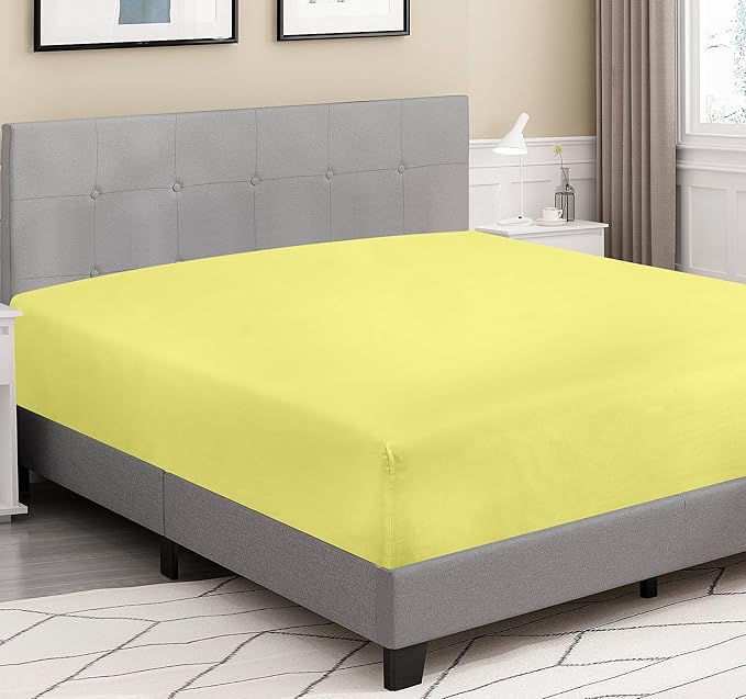 ROYALE LINENS 300 Thread Count 100% Long Staple Combed Cotton Fitted Sheet King - Image 2