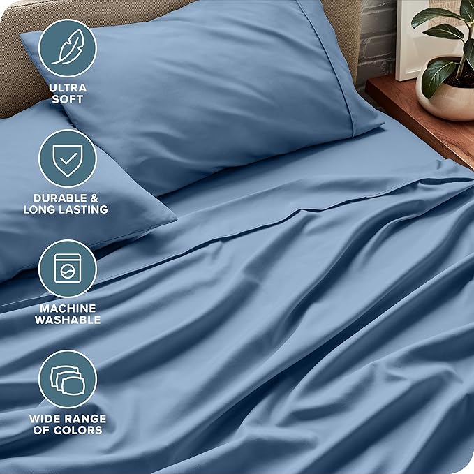 Bare Home Short Queen Sheet Set - Image 4
