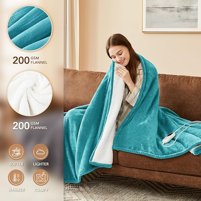 Homemate Electric Heated Blanket King Size - Image 2