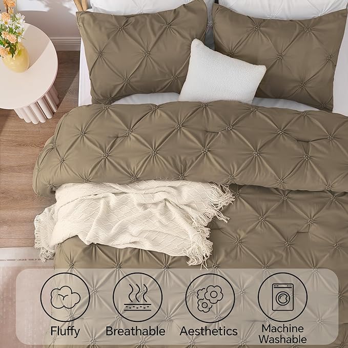 BEDELITE Light Brown Queen Comforter Set - Image 5