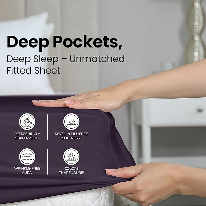 Utopia Bedding Queen Fitted Sheet - Image 4