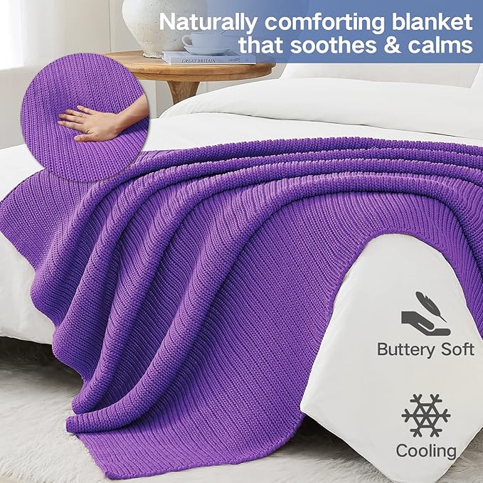 Guohaoi Knitted Weighted Blanket - Image 3