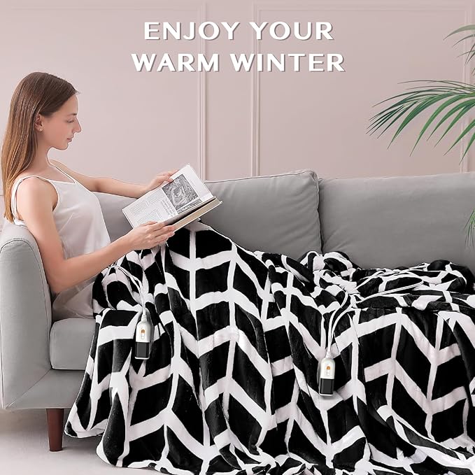 VENTIMI Electric Blanket Queen Size, Fast Heating Blanket - Image 5