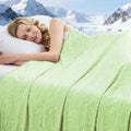 Cooling Blanket Throw Size, Cold Blanket Thin Lightweight Breathable Soft by PENGZHUTECHNOLOGY