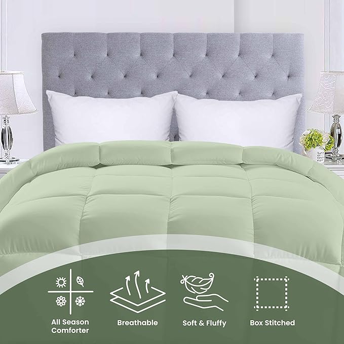 Utopia Bedding Comforters Queen Size, All Season Duvet Insert, Down Alternative - Image 3