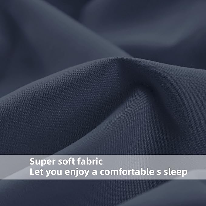 HBHLFZ King Fitted Sheet Only, Soft Breathable Bottom Sheet - Image 4