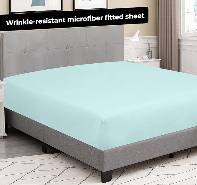 Royale Linens Fitted Sheet Twin - Image 8