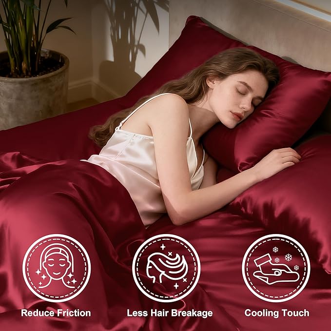 Love's cabin Satin Queen Sheets Set - Image 3