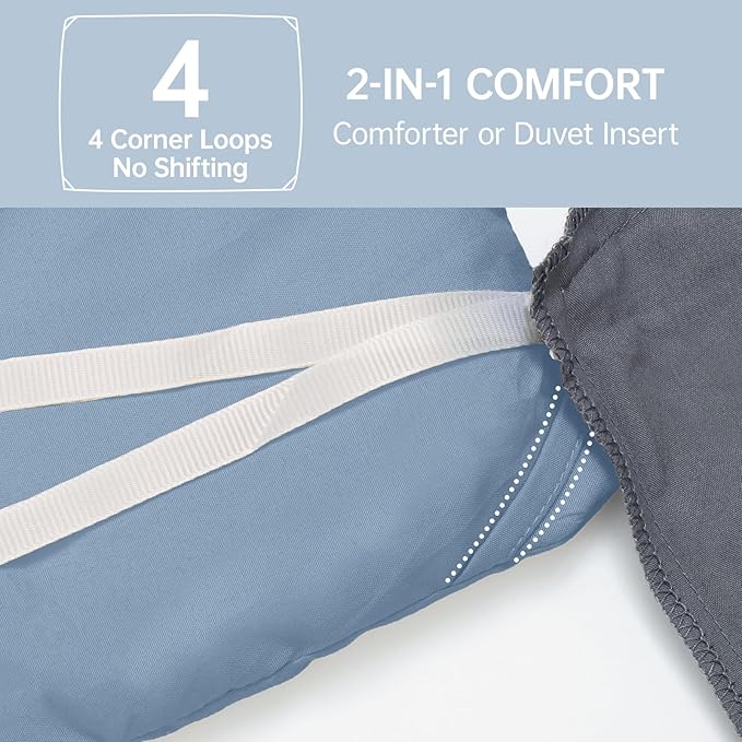 MUXHOMO Queen Comforter Set, All Season Ultra Soft Down Alternative Bedding - Image 6