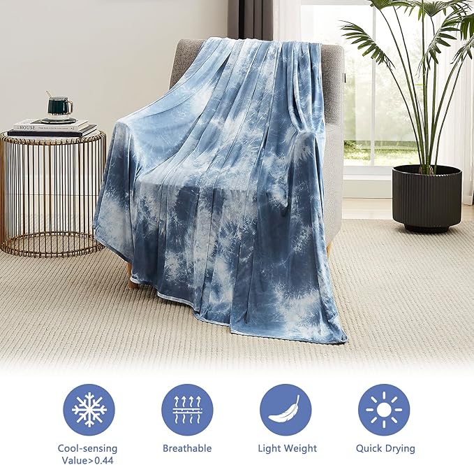 Topcee Cooling Blankets for Hot Sleepers, Arc-Chill Q-Max >0.5 Cool Fiber - Image 6