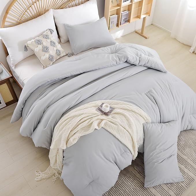 weigelia Grey Queen Comforter Sets - Image 7