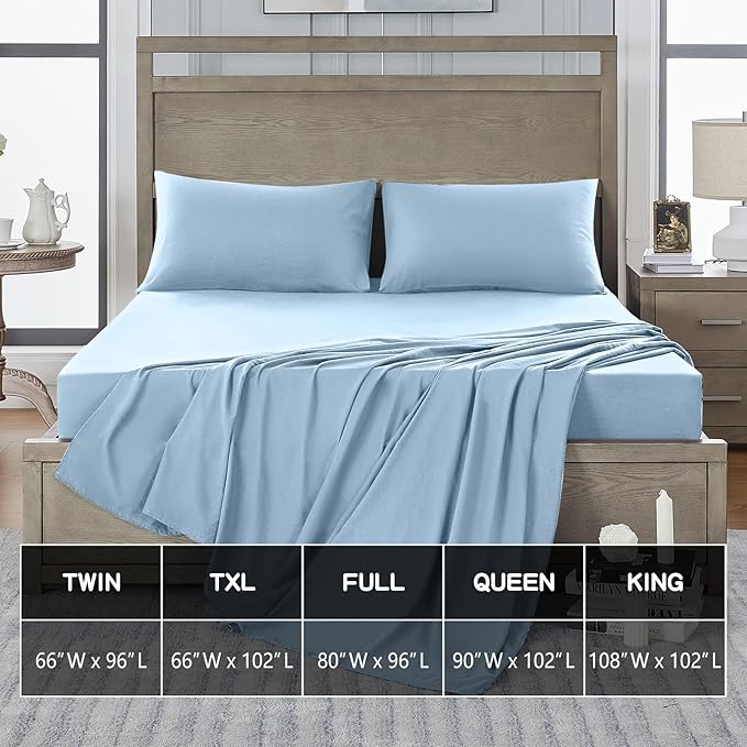 FreshCulture Full Flat Sheets Only 2 Pack - Image 5