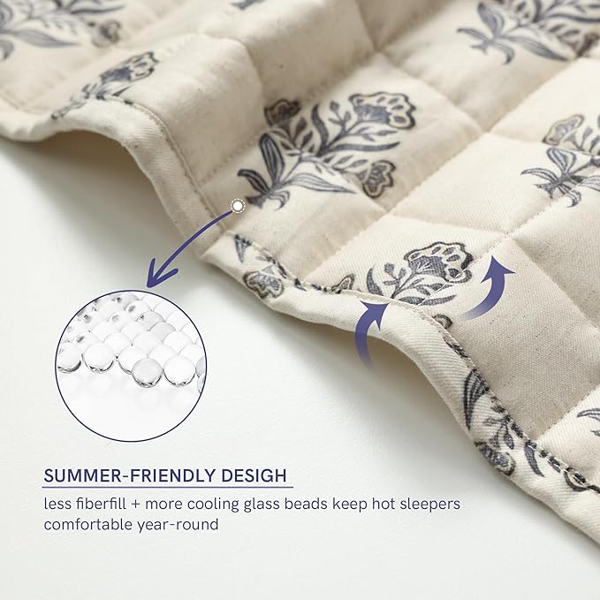 YnM 15lbs Weighted Blanket for Adults, Linen Heavy Bed Throw Blanket - Image 5