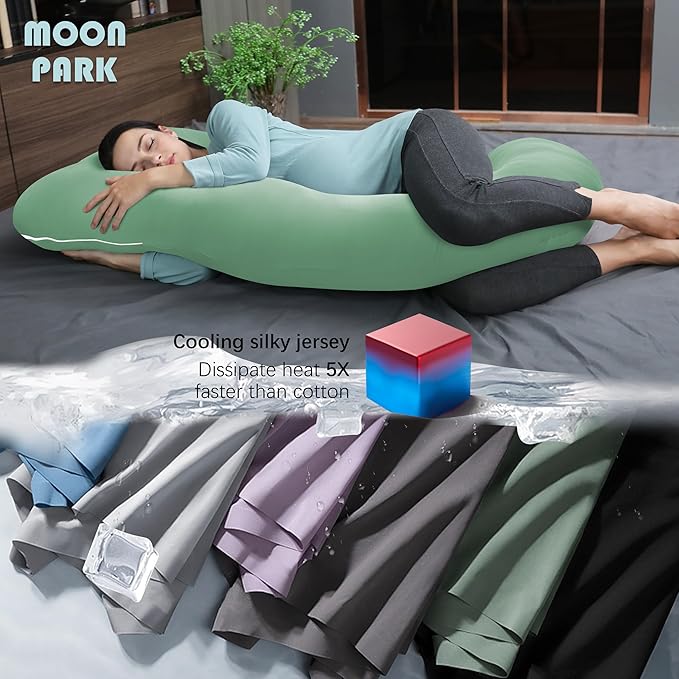 MOON PARK Pregnancy Pillows for Sleeping - Image 3