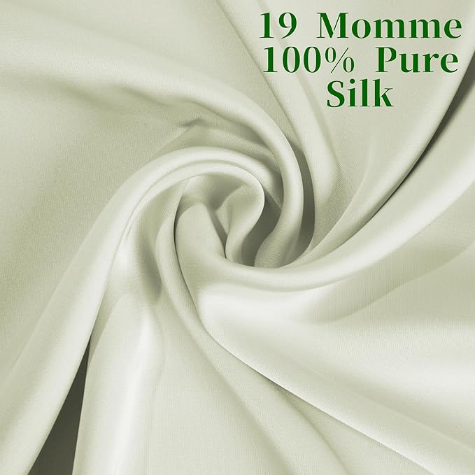 100% Mulberry Silk Pillowcase for Hair and Skin, - Image 3