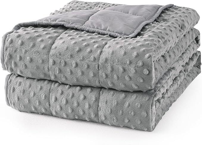 Mr. Sandman Weighted Blanket for Adults Queen Size 15 lbs, Soft Cooling Heavy by MrSandman