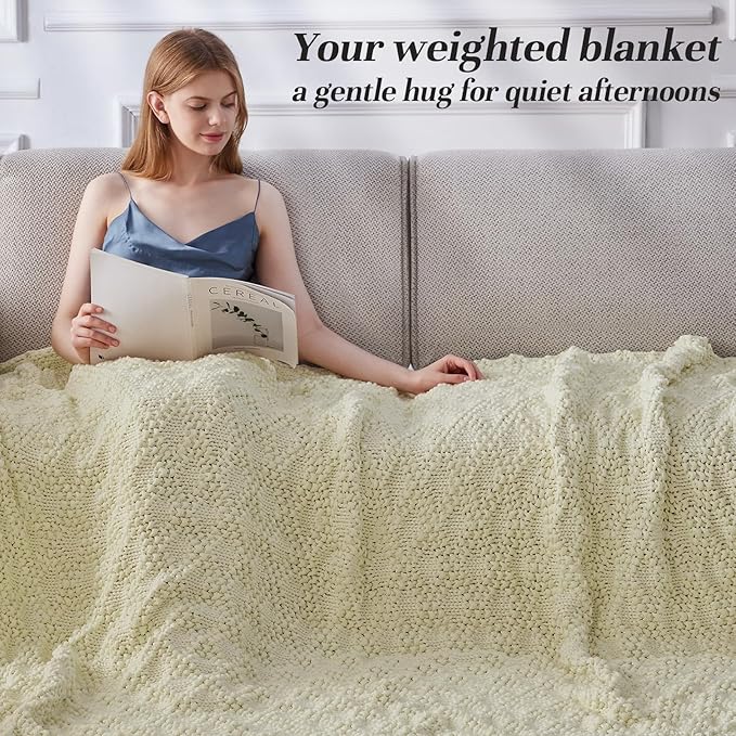 Anysay Knitted Weighted Blanket - Image 4
