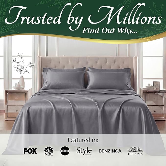 DECOLURE 100% Viscose Derived from Bamboo Sheets King Size - Image 5