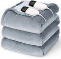 Heated Electric Blanket Queen Size by BOMOVA