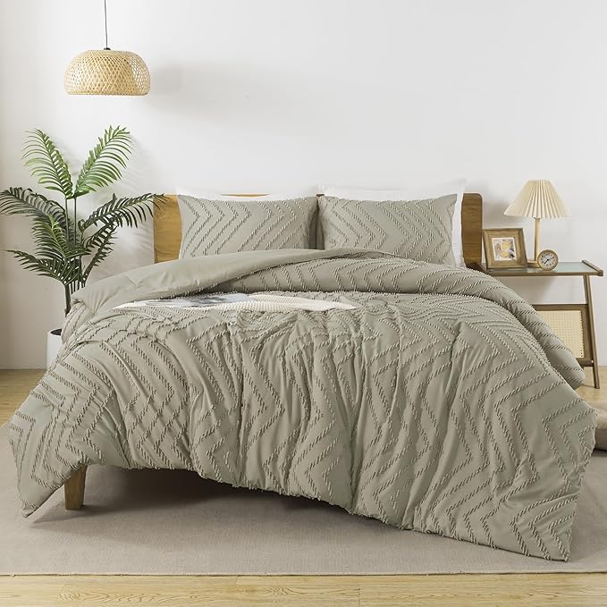 Andency Oatmeal Twin/Twin XL Comforter Set, Twin Bed Comforter by Andency