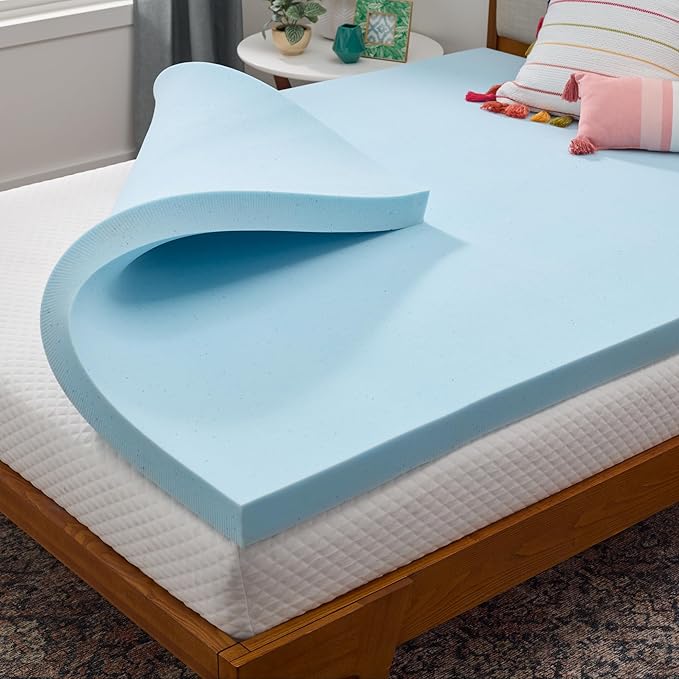 Linenspa Memory Foam Mattress Topper, Full Size by Linenspa