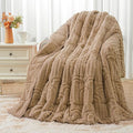 Wemore Jacquard Fleece Weighted Blanket Queen Size 60" x 80" 15lbs, Ultra Soft by WemoreDirect