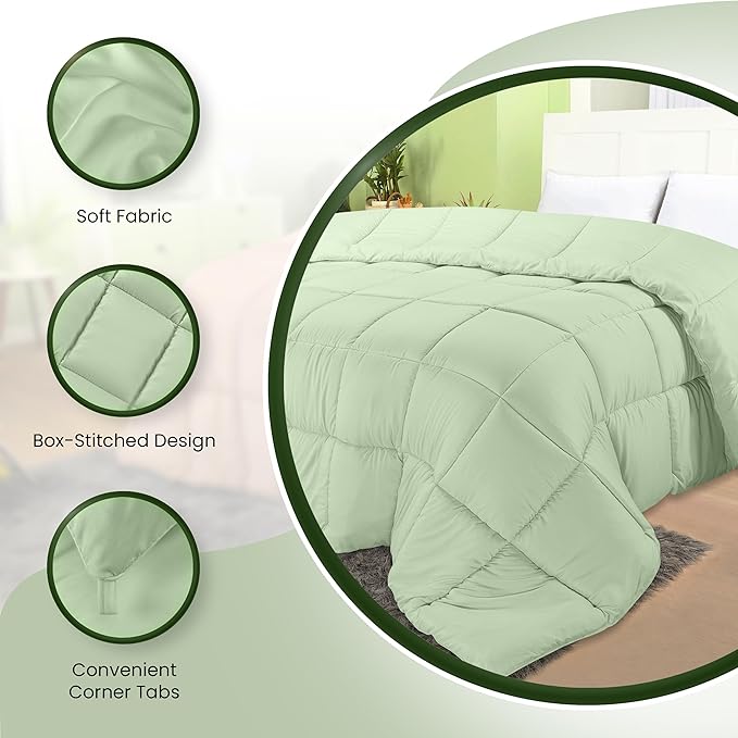 Utopia Bedding Comforters Queen Size, All Season Duvet Insert, Down Alternative - Image 6