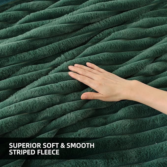 Smoofy Fluffy Full Size Comforter Sets 3 Pieces - Image 5