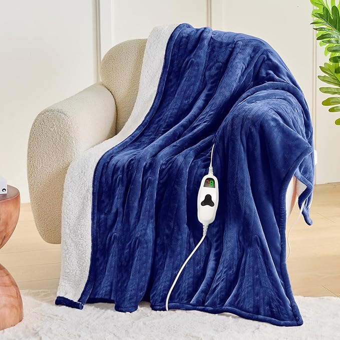 greenoak Heated Blanket Electric Throw 50"X60", Heating Blanket - Image 7