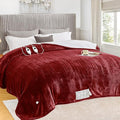 greenoak Heated Blanket Electric King Size 100"X90" Dual Control, Heating by Greenoak