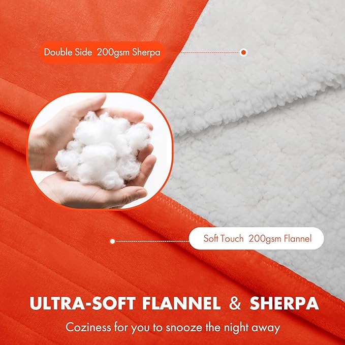 Heated Blanket Electric Throw 50" x 60" - Image 3