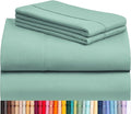 LuxClub 4 PC Full Sheet Set, Deep Pockets Wrinkle Free Cooling Bed Sheets Hotel by LuxClub