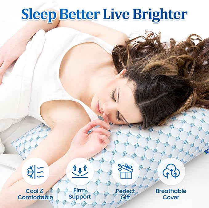 CloudBliss Cooling Bed Set of 2 Pillows - Image 6