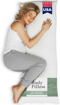 Snuggle-Pedic Body Pillow for Adults, Cozy Comfort Down Alternative Pregnancy by Snuggle-Pedic
