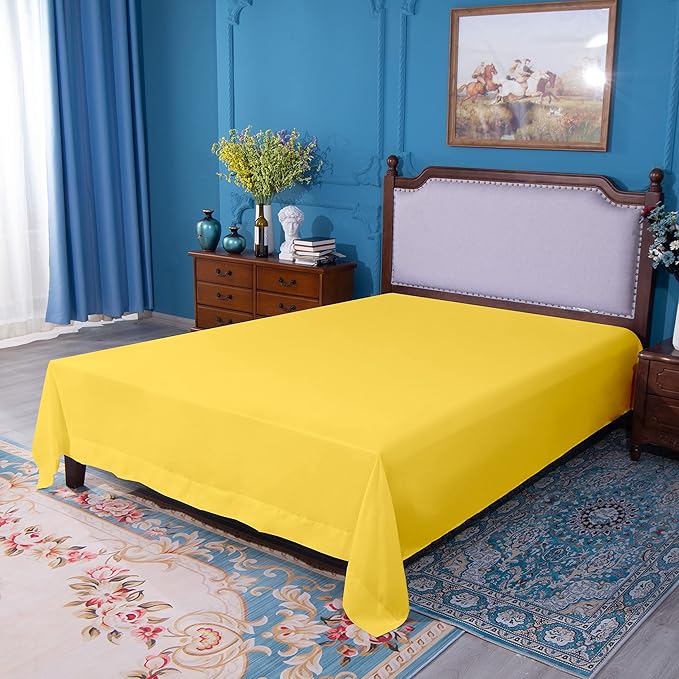 NTBAY Twin Extra-Long Flat Sheet Only - Image 5