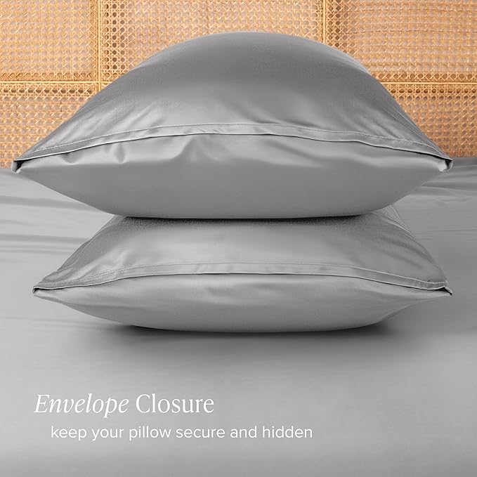 Bare Home 100% Rayon Made from Bamboo Luxury King Size Set of 2 Cooling - Image 3