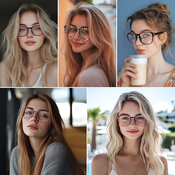 Blue Light Glasses for Woman Men | 99% Blue Light Blocking Glasses for Computer - Image 4