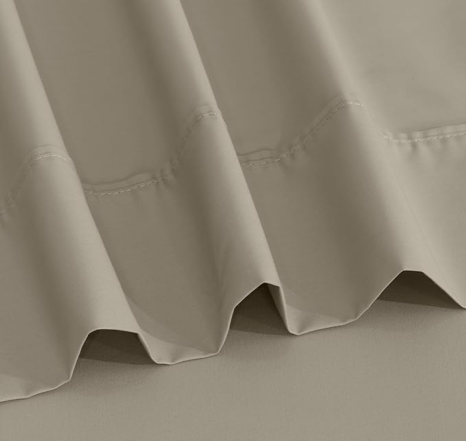 RUVANTI 100% Cotton Sheets – Full Size Percale Bedding, Cooling & Breathable - Image 8