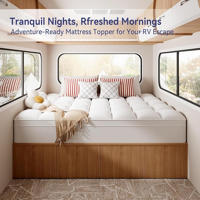 ELEMUSE RV Short Queen Mattress Topper - Image 2