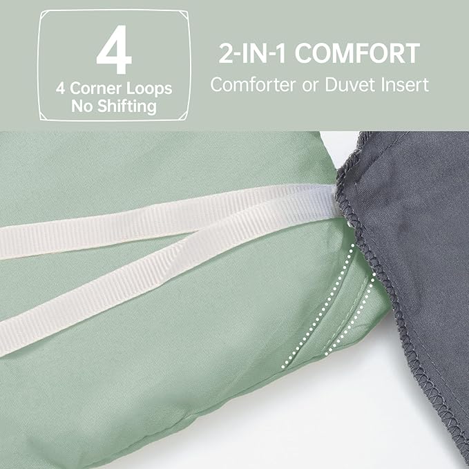 MUXHOMO King Size Comforter Set, All Season Ultra Soft Down Alternative Bedding - Image 6