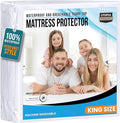 King Size Mattress Protector Waterproof, Premium 200 GSM Terry Mattress Cover by UTOPIABEDDING