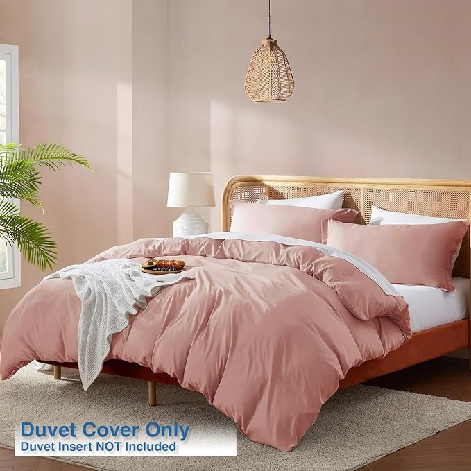 Nestl Blush Pink Duvet Cover Queen Size - Image 2