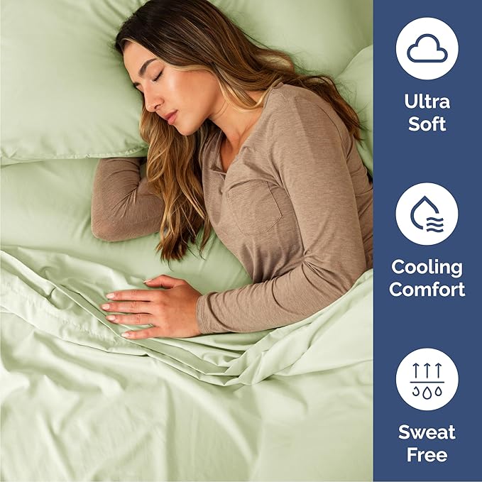 Queen Size 4 Piece Sheet Set - Image 4
