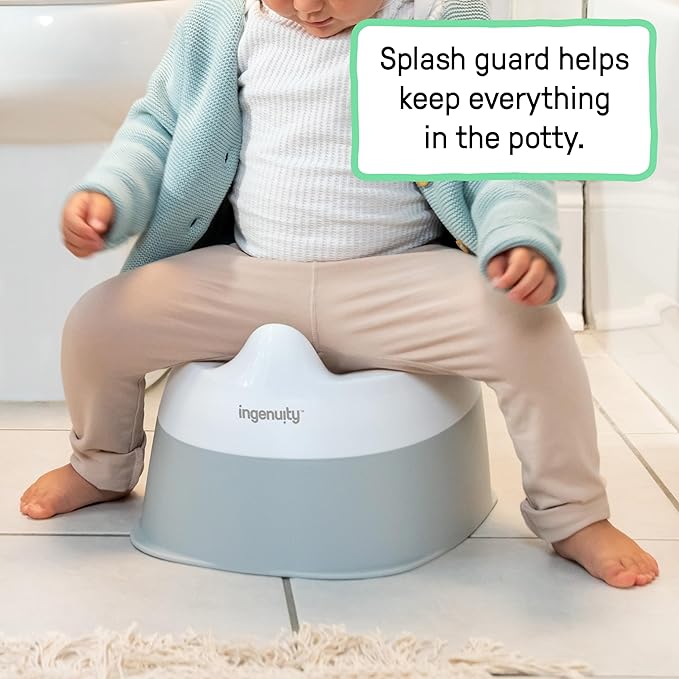 Ingenuity Ready Set Go Potty Training Toilet, Removable Bowl, Non-Skid Bottom - Image 3